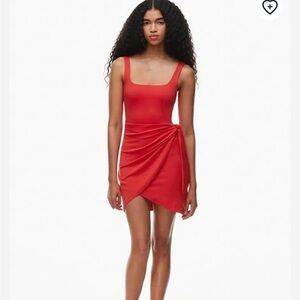 Rare Wilfred Saturn Mini Dress in Red